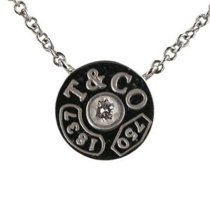 TIFFANY 18k Silver Diamond Necklace